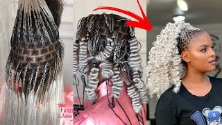 Jinsi Ya Kusuka Curly Braids / Easy&Quick Curly  Braids /Beginner  Friend| Trending Hairstyle