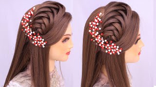 Easy Open Hairstyle For Wedding L Front Variation L New Wedding Hairstyles L Braids Hairstyles 2022