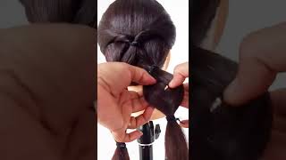 Amazing Hairstyle In 1 Min.. Beautiful Hairstyle...