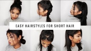 Quick & Easy Hairstyles For Short/Medium Hair | Long Bob