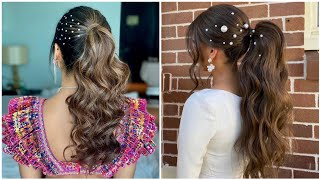 New Hairstyle || Trending Hairdo || Latest Style || Hair Stickers || Ponytail