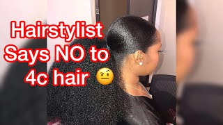 Jamaican Hair Stylist Says No To 4C Hair