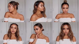 Easy 1 Minute Cute Hairstyles For Summer! | For Short Hair | Maria Bethany