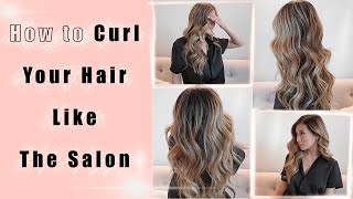 How To Curl Your Hair Like The Salon