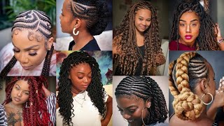 New & Latest Braiding Hair Hairstyles For Black Women 2022 #2