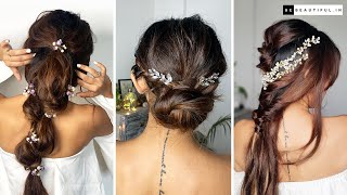 3 Trendy Hairstyles For Wedding | Bridal Hairstyle Guide 2022 | Be Beautiful
