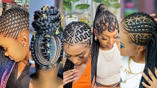 New & Latest Braiding Hair Hairstyles For Black Women | Cute 2022