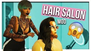 Own A Celebrity Hair Salon! // Hair Salon Mod// The Sims 4 Mod Review
