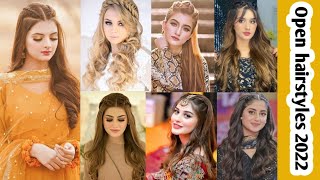 Open Hairstyles For Eid/Party/Wedding | Trending Hairstyles 2022 | Girl Open Hairstyles Ideas
