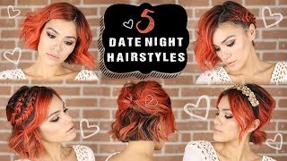 5 Easy Date Night Hairstyles For Short Hair | Valentine'S Day