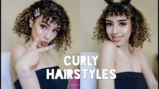 7 Easy Hairstyles For Short Natural Curly Hair  *3B/3C*