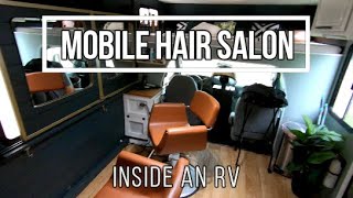 Mobile Hair Salon Rv Conversion Tour