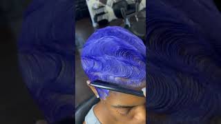 Blue Waves. #Hairstyle #Shorts #Youtubeshorts #Viral #Viralshorts #Fyp #Hair #Trending