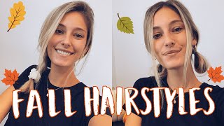 The Cutest Hairstyles For Fall! / Cute And Easy Hairstyles For Short Hair