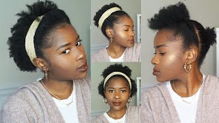 5 Quick & Easy Hairstyles On Short 4C Natural Hair Without Gel!!!|Mona B.