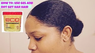 How To: Use Gel On Natural Hair Without Making Your Hair Hard.