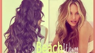 ★Beach Hair Tutorial | Victoria'S Secret Curly Hairstyles - How To Curl Waves For Medium Long H