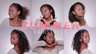 6 Summer Hairstyles | +Mini Tutorials