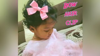Easy Bow Hairclip| How To Make Hair Bow Clip|Diy Addict Rashmi,#Youtubeshorts