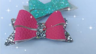 Pink Hair Bows Moños Pequeños Moldes Para Moñitos Mini Tiny Bows Small Bow Dies Handmade Bows