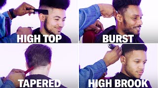 How To Cut 12 Types Of Fade Haircuts | Gq