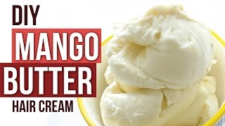 Diy Mango Cupuacu Butter Hair Cream | No Coconut Oil Or Shea Butter