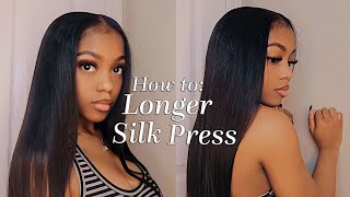 How I Achieve My Long Silk Press Look!! | Betterlength Clip Ins