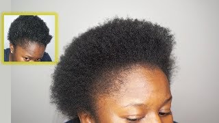 How To Blow Out Short 4C Natural Hair Under 20 Minutes + Tips!!!| Mona B.