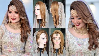 Rabeeca Khan Hairstyle | Rabeeca Khan Bridal Hairstyle | Walima Hairdo For Long Hair | Curly Hair