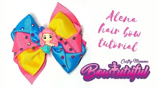 Alena Hair Bow Tutorial // How To Make Hair Bows // Laço De Fita