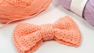 How To Crochet A Simple Bow