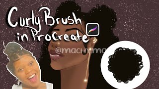 How To Make A Curly Hair Brush In Procreate
