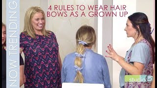 4 Rules To Wear Hair Bows As A Grown Up