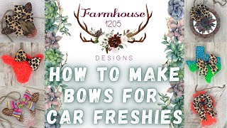 *Tutorial* | 6 Bows For Car Freshies | Cheat Bow For Cow