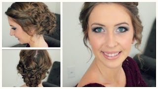 Easy Curly Updo For Any Length & Style Of Hair | Spreadinsunshine15