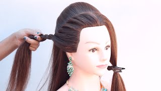 Easy Hairstyle For Sangeet Function