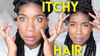 Get Rid Of Itchy Synthetic Hair W/ Quick Vinegar Rinse - White Vinegar Demo