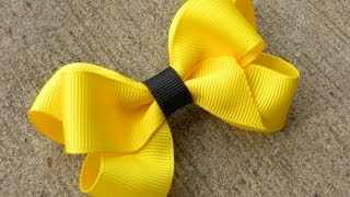 How To: Make A Six Loop Boutique Hair Bow Tutorial By Just Add A Bow