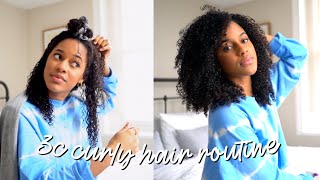 My 3C Curly Hair Routine (Updated) | Melodyslife