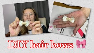 Diy Hair Bows For Joanna