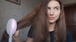 Asmr Long Hair Brushing + Hairbrush Triggers