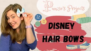 Disney Hair Bows Craft  |  Disney Hair Bow Designs  |  Punzie'S Projects