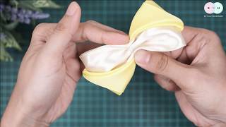 How To Make Hair Bows | Hair Band For Baby Girls | Easy Hair Bows Tutorial #2 By Elysia Handmade