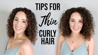 Tips For Low Density, Thin Curls, And Fine Hair + Wash Day Routine