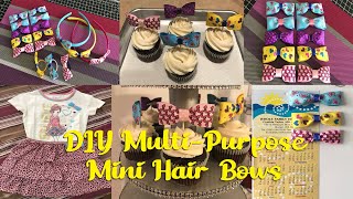 Diy Multi-Purpose Mini Hair Bows/Diy Crafts/Personal Kitchen And Home Decor
