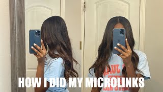 I Got Microlinks | I Did My Microlinks At Home