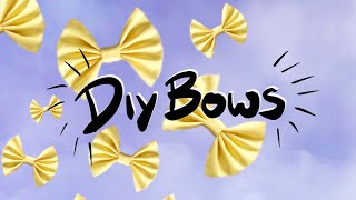 Hair Bow Diy Tutorial - Fabric Bows With Clip - Madebytaylahrose Original Bow