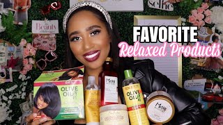 Favorite Products| Must Haves For Healthy Relaxed Hair!