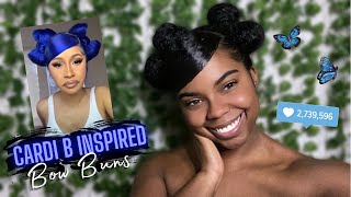 How To Make Hair Bows | Cardi B Inspired