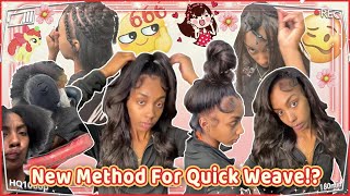 Hair Tutorial: Quick Weave Halfuphalfdown | Updo Hairstyle | Ponytail Ft.#Ulahair Review